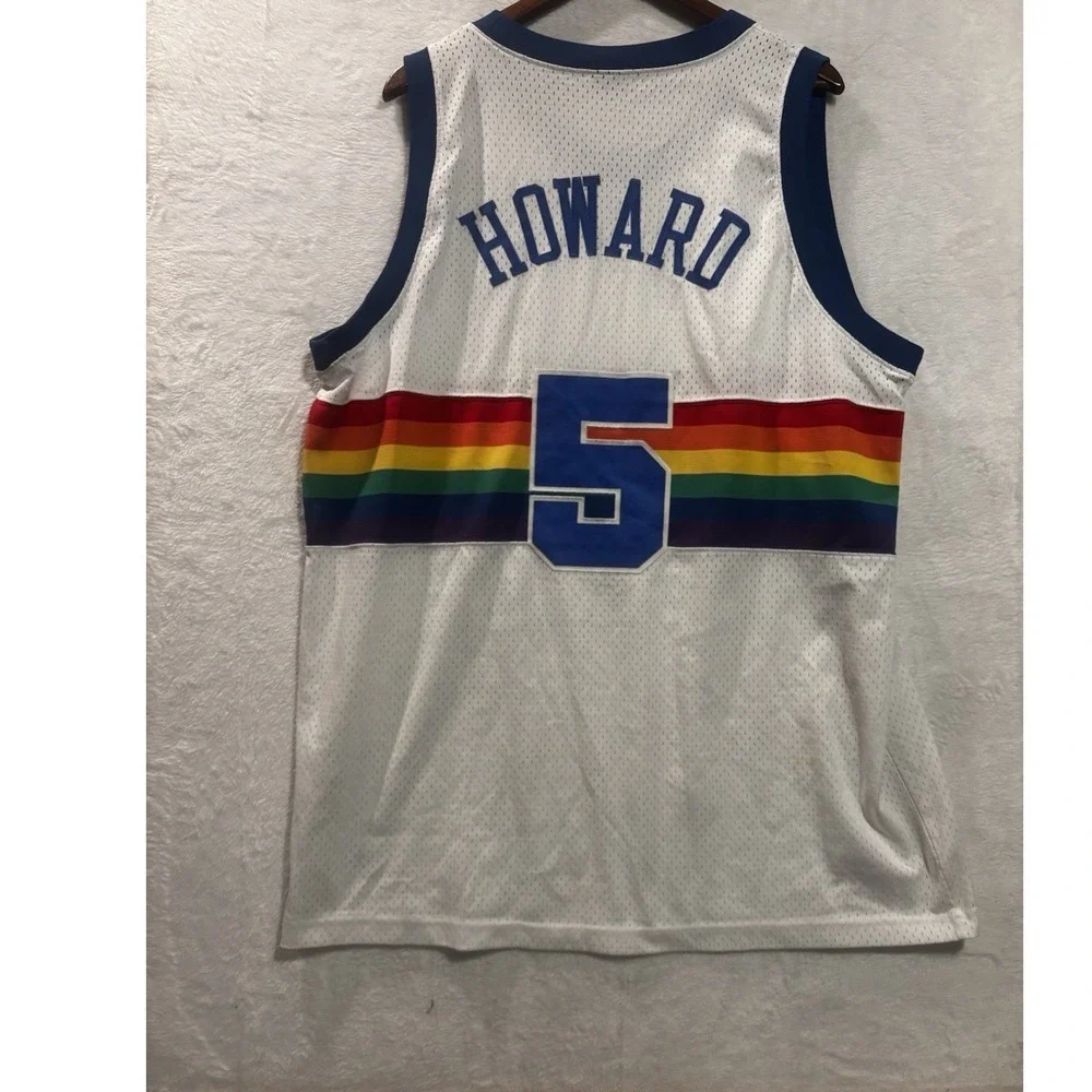 Vintage NBA Juwan Howard Jersey #5 Denver‎ Nuggets Retro Nike XXL Basketball